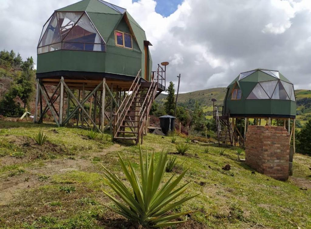 Zahrada ubytování GLAMPING Aldea Muisca