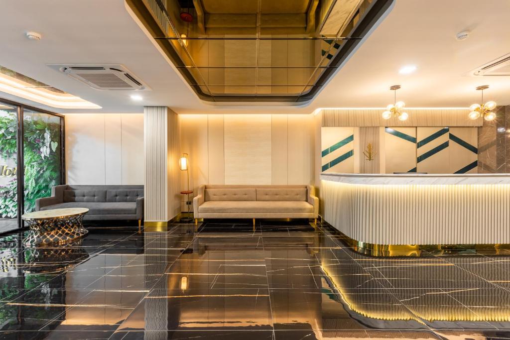 Posezení v ubytování City Park Hotel Bangkok Pratunam by PCL