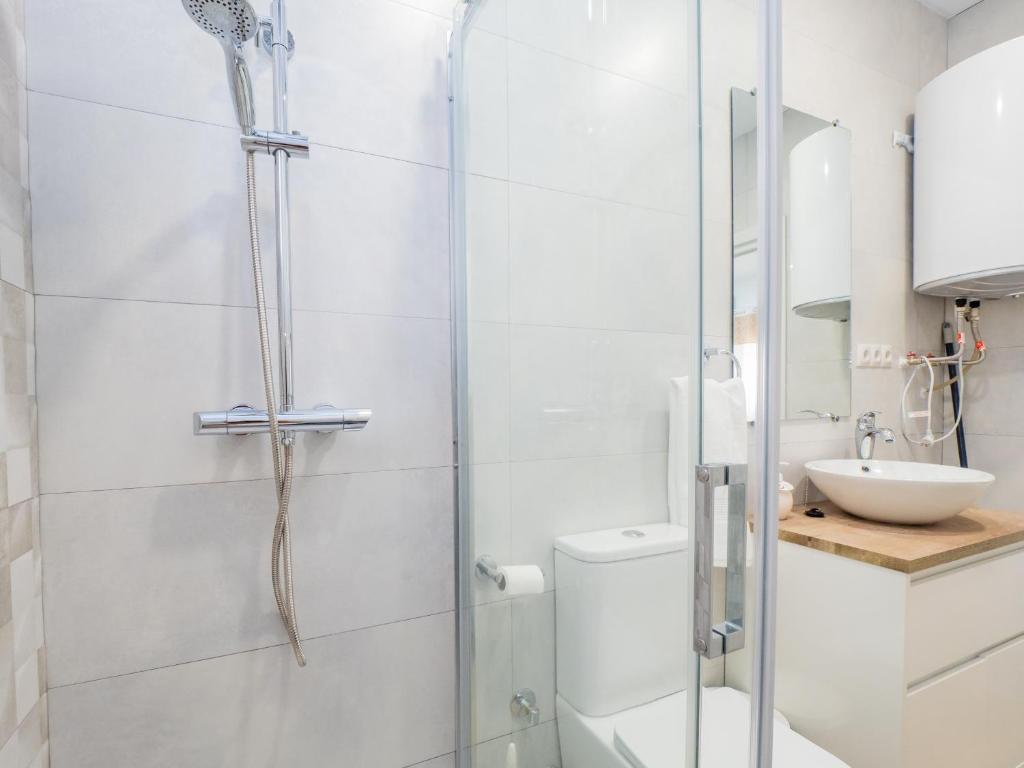 Kúpeľňa v ubytovaní Cubo's Urban Studio Turisbelen