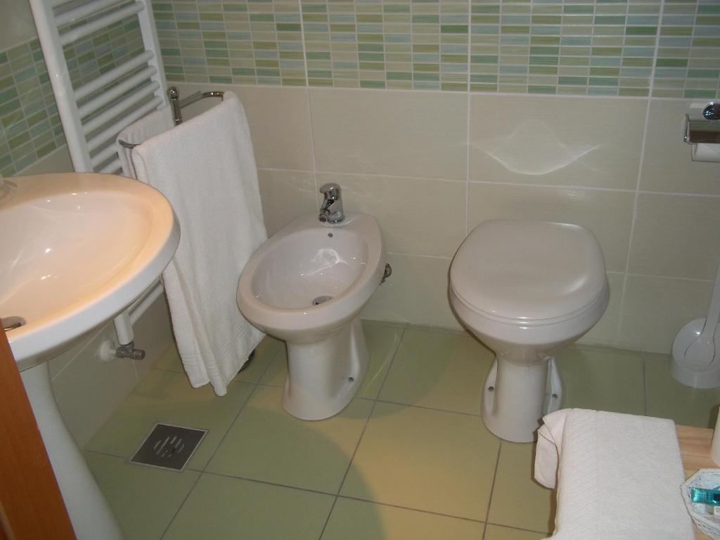 Koupelna v ubytování Hotel Gronda Lagunare