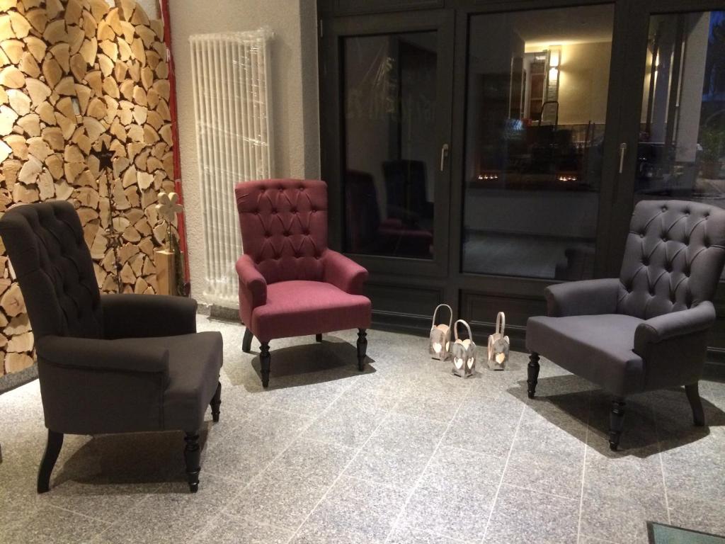 Posezení v ubytování Hotel- Restaurant Poststuben