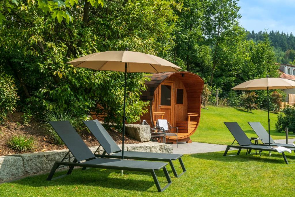 Zahrada ubytování Weinhotel Pfeffer & Salz