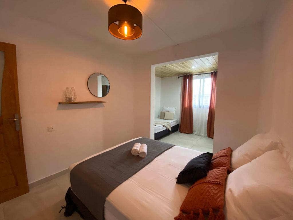 Postel nebo postele na pokoji v ubytování Villa Horizon