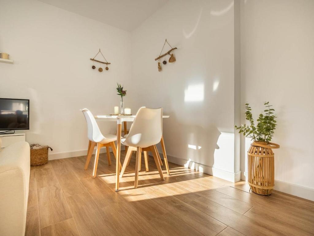 Televízia a/alebo spoločenská miestnosť v ubytovaní Gran plaza home - Vacacional Sevilla