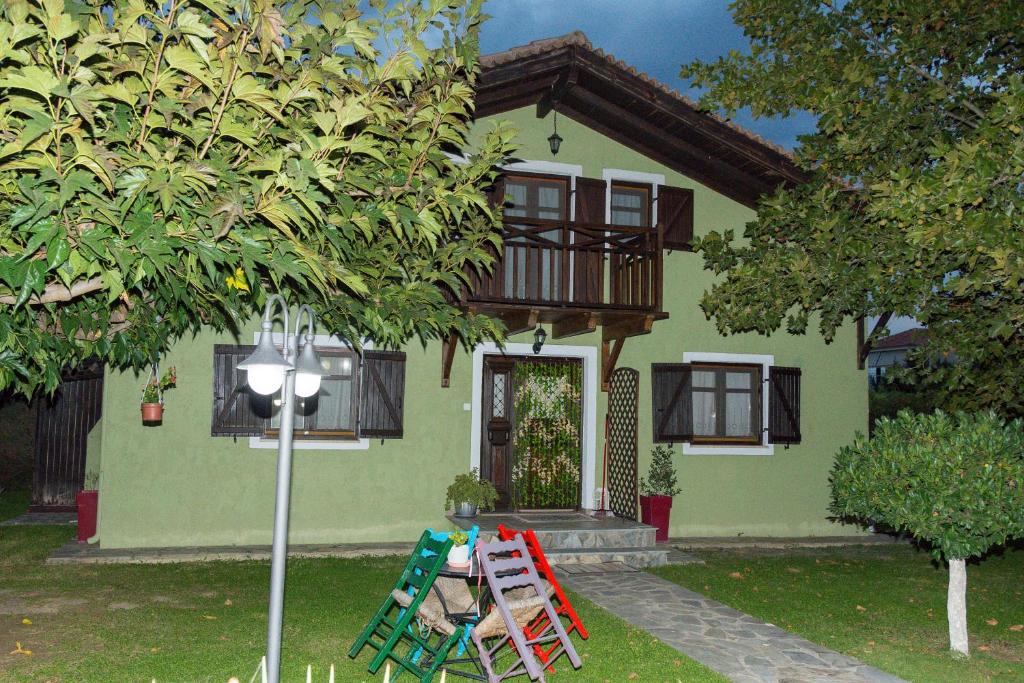 Zahrada ubytování Arxontiko Palamas