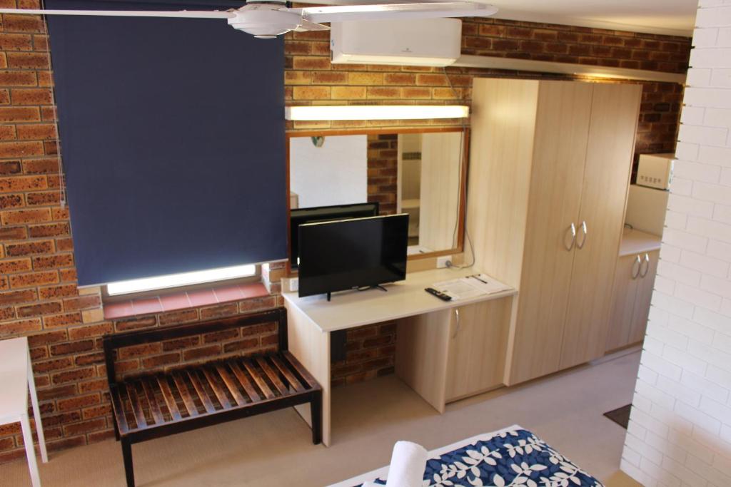 Kuchyň nebo kuchyňský kout v ubytování Camden Motor Inn