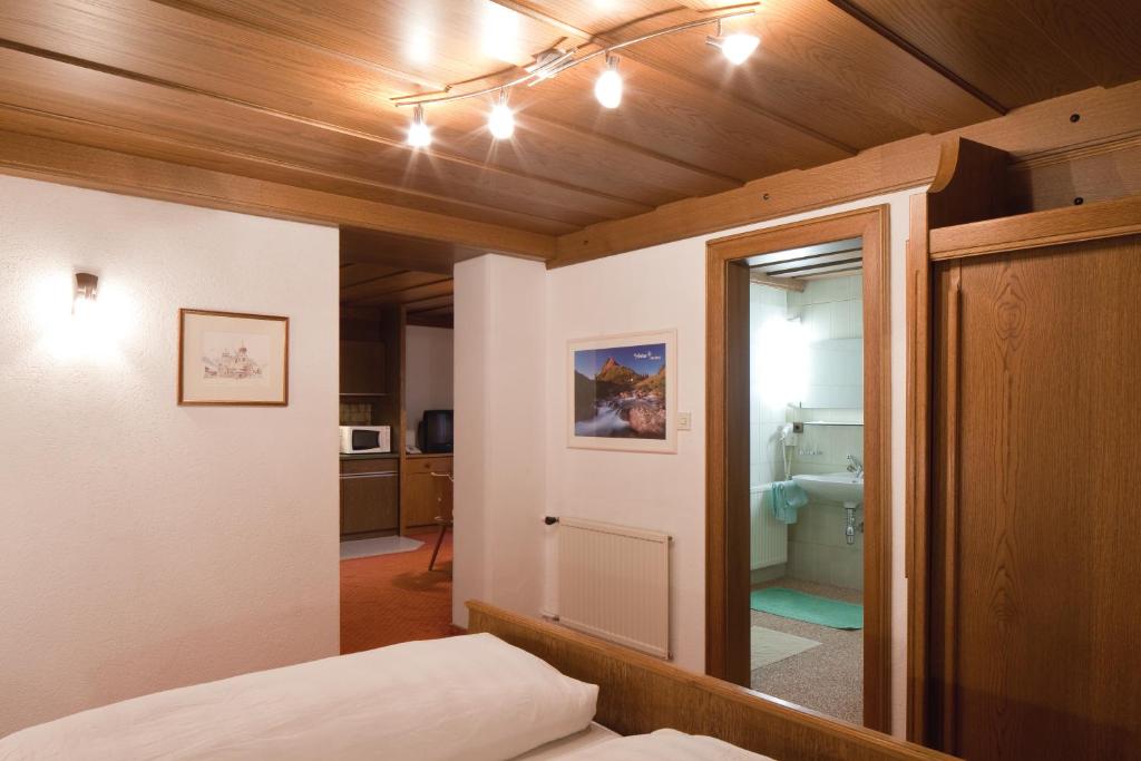 Postel nebo postele na pokoji v ubytování Haus Gamberg