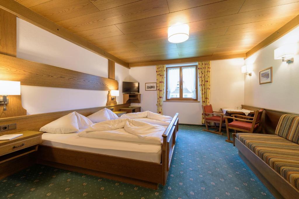 Postel nebo postele na pokoji v ubytování Haus Gamberg