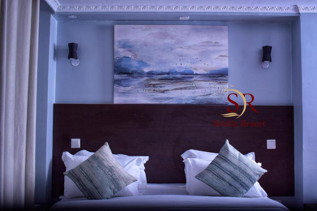 Postel nebo postele na pokoji v ubytování Selella Resort