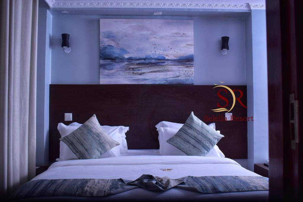 Postel nebo postele na pokoji v ubytování Selella Resort