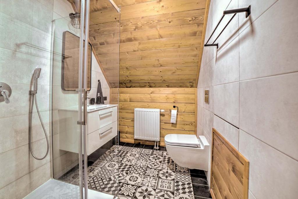 Kúpeľňa v ubytovaní VILLA MAZURIS