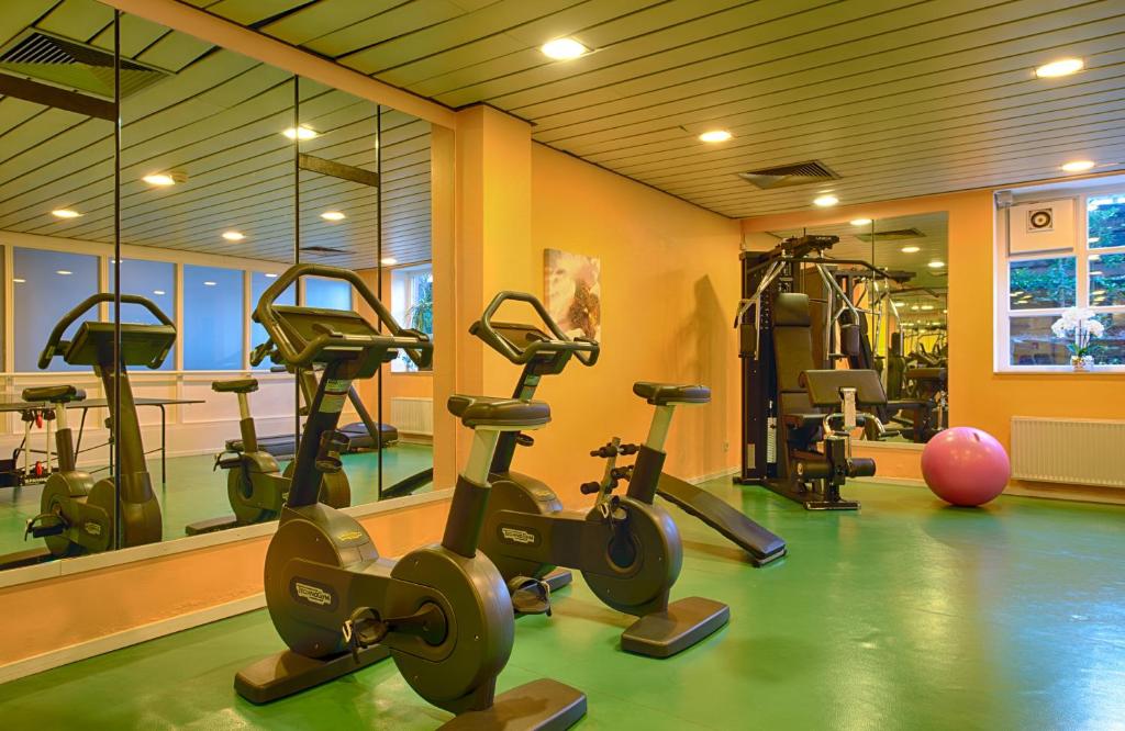Fitness centrum a/nebo fitness zařízení v ubytování Leonardo Hotel Hamburg Stillhorn