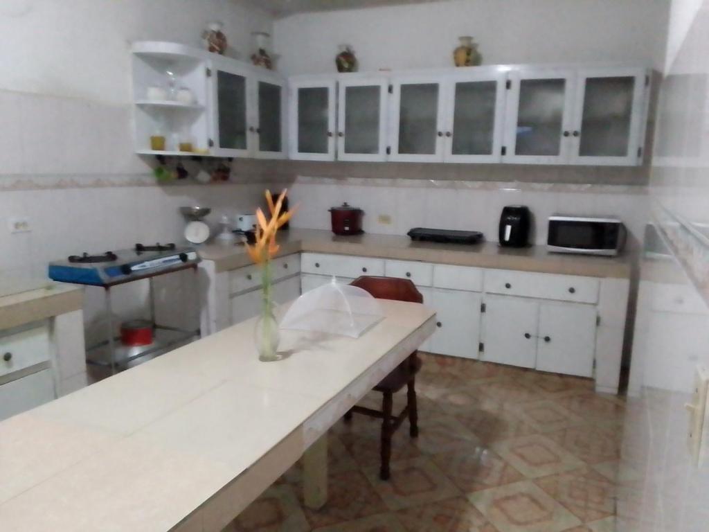 Kuchyň nebo kuchyňský kout v ubytování Hostal familiar Villa Nome