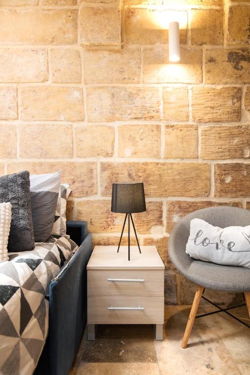 Posezení v ubytování MCC Suites Valletta