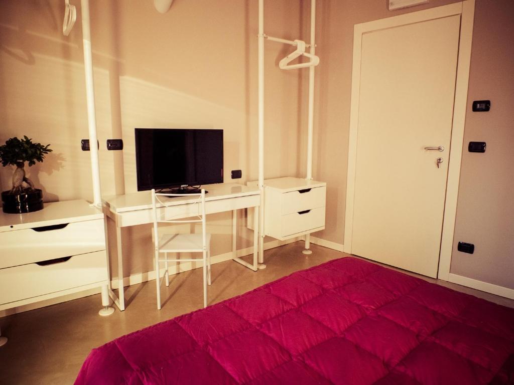 TV a/nebo společenská místnost v ubytování B&B Aurora