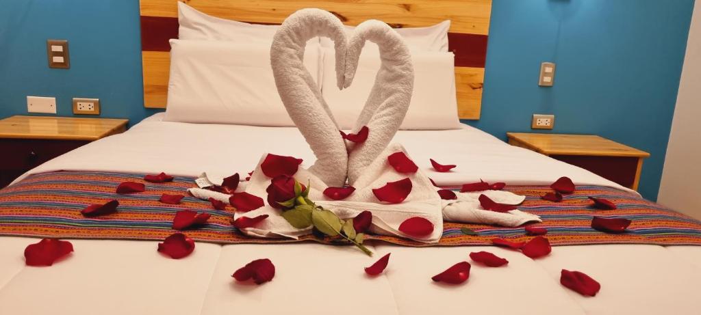 Letto o letti in una camera di HOTEL LUZ GARDEN