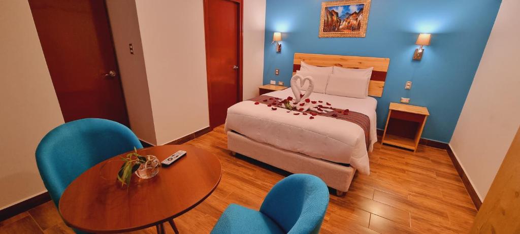Letto o letti in una camera di HOTEL LUZ GARDEN