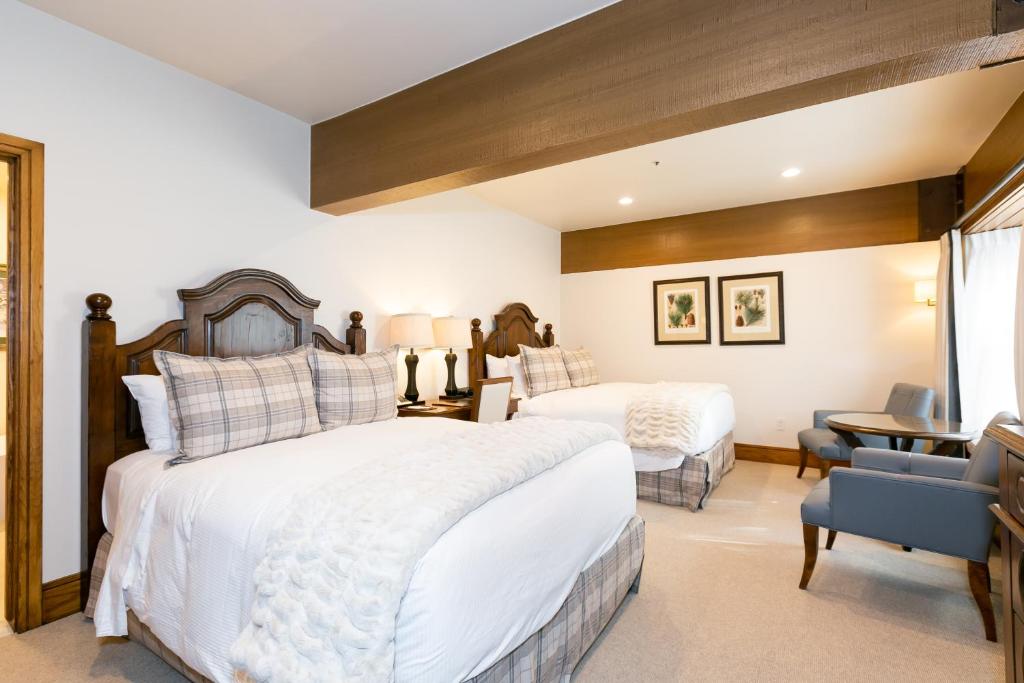 Stein Eriksen Lodge Deer Valley - Deluxe Queenskamer Met Twee Queensize Bedden