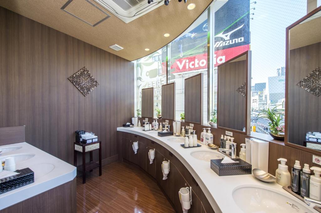 Restaurace v ubytování Anshin Oyado Shinjuku Ekimaeten