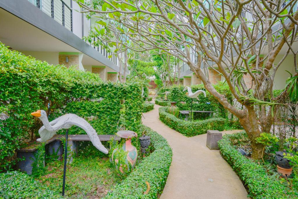 Zahrada ubytování Baan Noppadol Hua Hin Resort