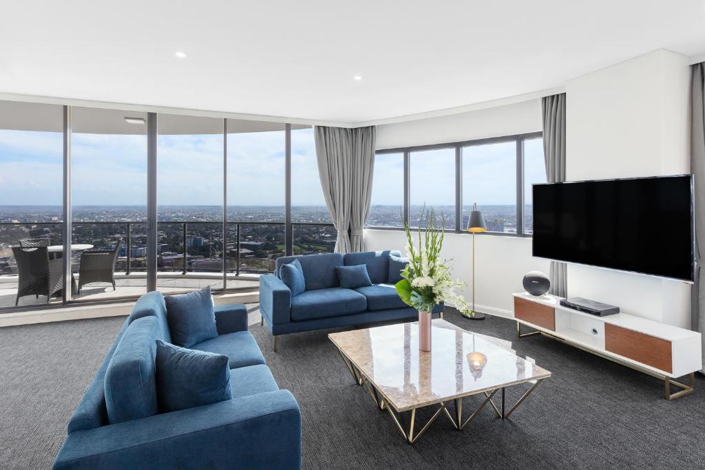 Meriton Suites Kent Street, Sydney - Resim 25