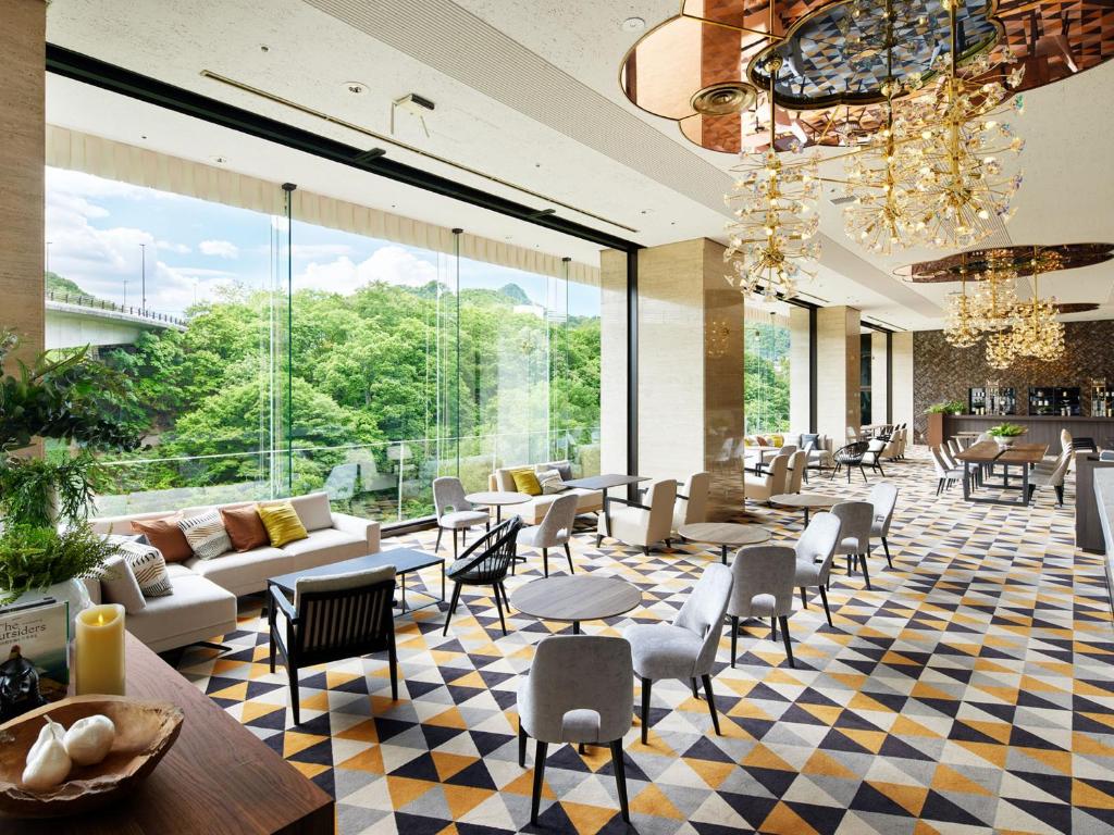 Posezení v ubytování Jozankei View Hotel