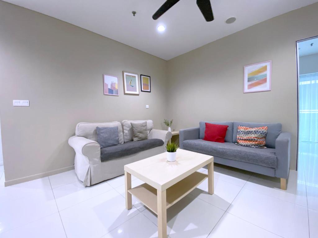Posezení v ubytování Mercu Summer Suites Bernice KLCC