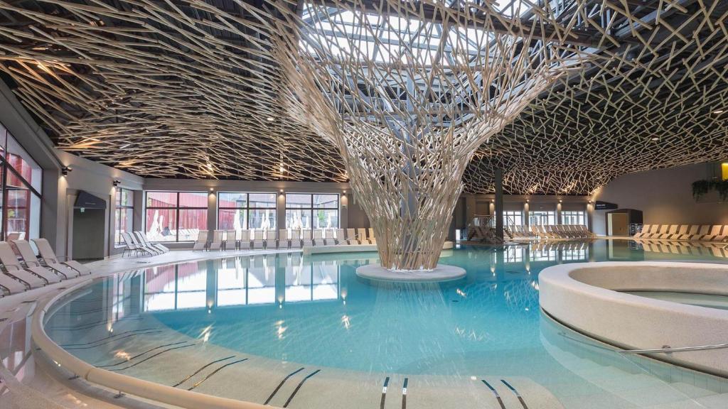 Bazén v ubytování Terme Olimia - Aparthotel Rosa nebo v jeho okolí