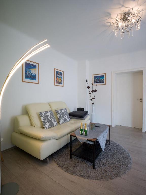 Posezení v ubytování Ferienwohnung Grete