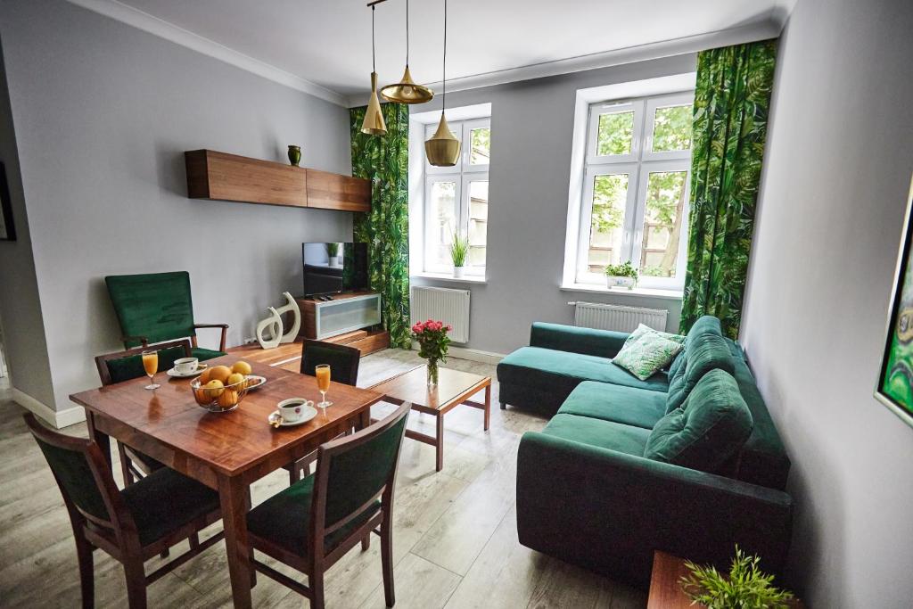 Posedenie v ubytovaní Zielony Apartament DE LUX dla 4 osób Chorzów Katowice