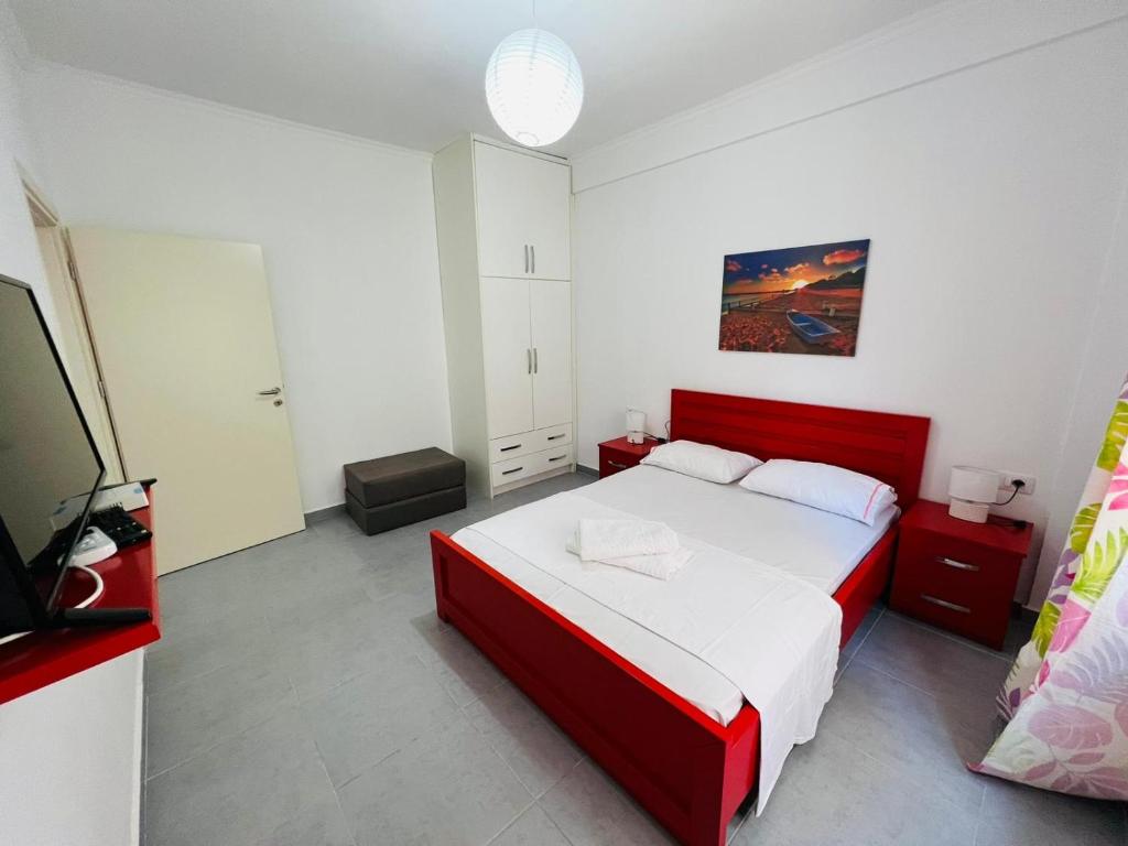 Μια τηλεόραση ή/και κέντρο ψυχαγωγίας στο TERRACE VIEW APARTMENTS