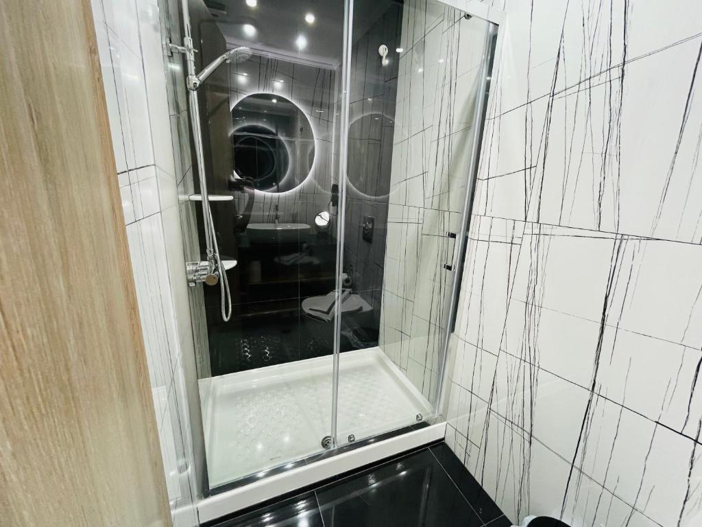 Koupelna v ubytování XENIOS SUITES