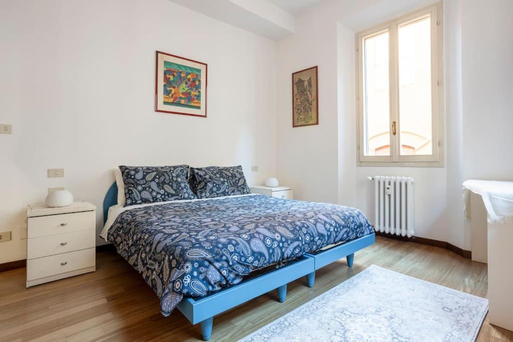 Postel nebo postele na pokoji v ubytování Appartamento Al Zigànt - Top location