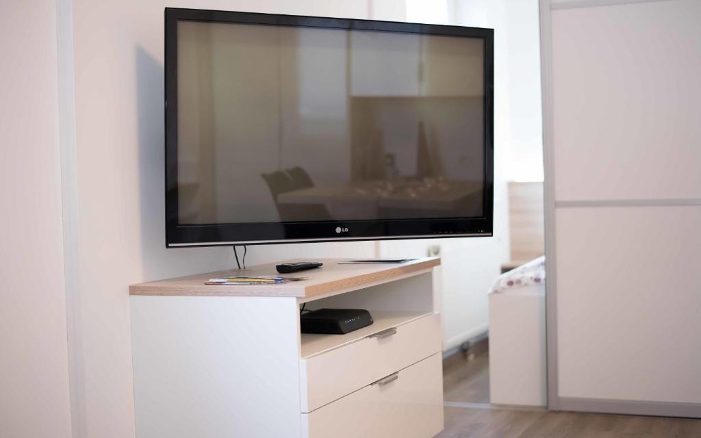 TV a/nebo společenská místnost v ubytování Schönbrunn Design