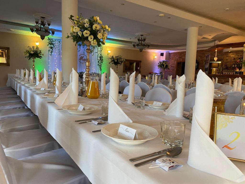 Restaurace v ubytování Hotelik Wulpink Majdy Olsztyn