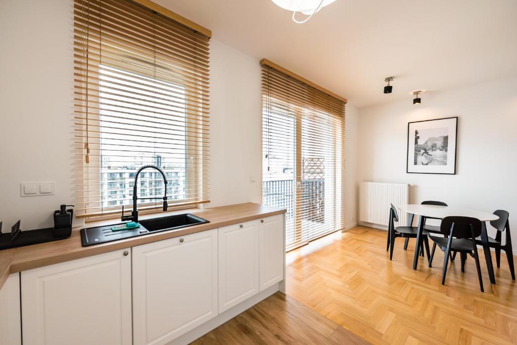Kuchyňa alebo kuchynka v ubytovaní Apartament Lekka