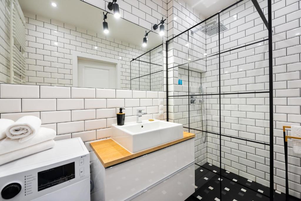 Kúpeľňa v ubytovaní Apartament Lekka