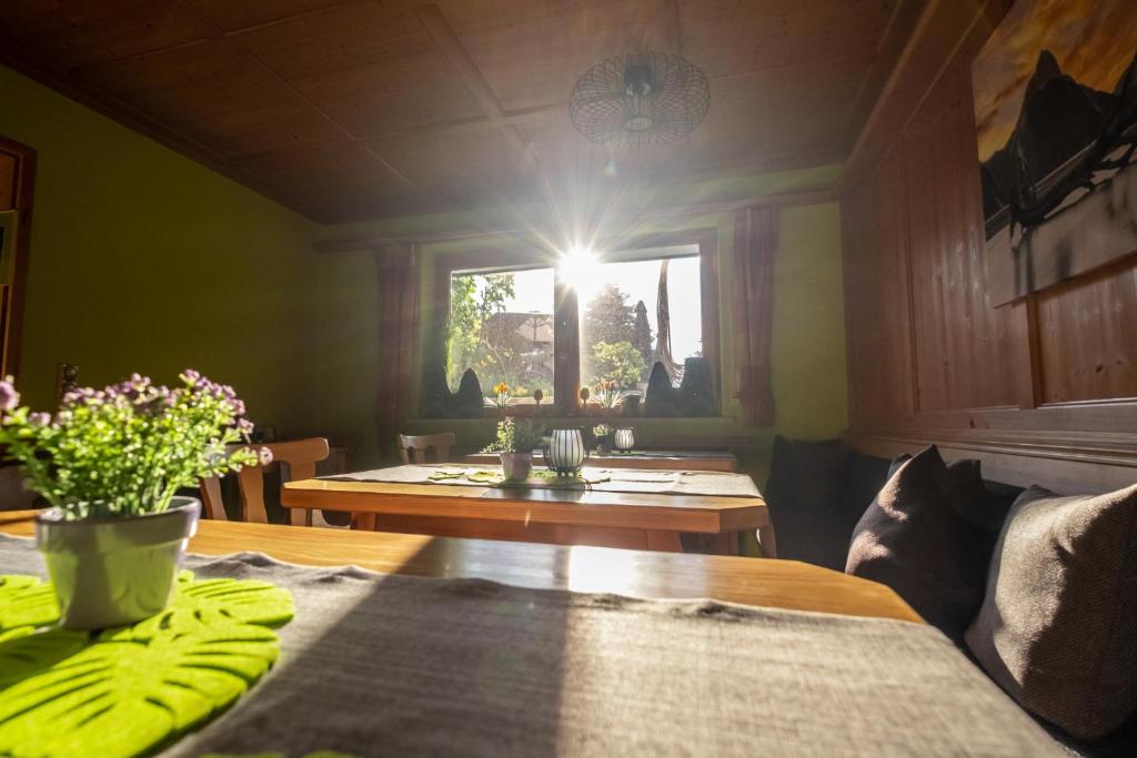 Posezení v ubytování 180Gradblick