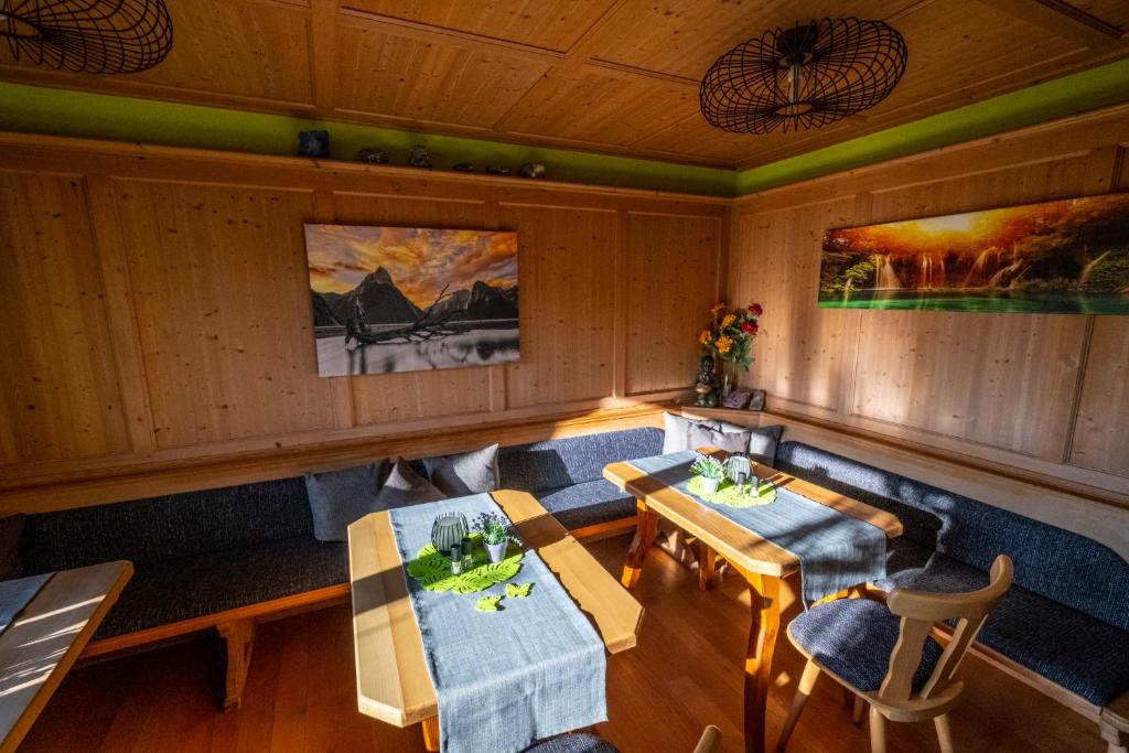 Posezení v ubytování 180Gradblick