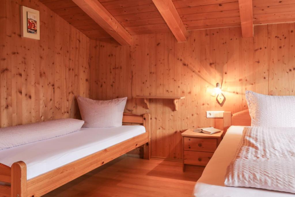 Posteľ alebo postele v izbe v ubytovaní Ferienhaus Oetztal