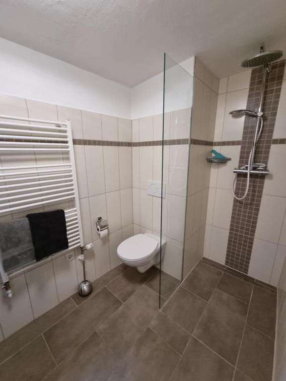 Koupelna v ubytování Appartment Montfort