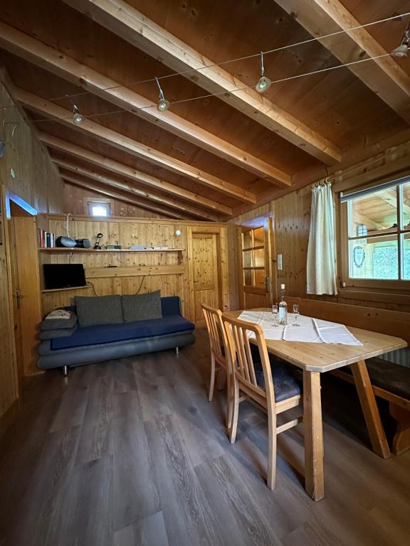 Postel nebo postele na pokoji v ubytování Chalet Astrid
