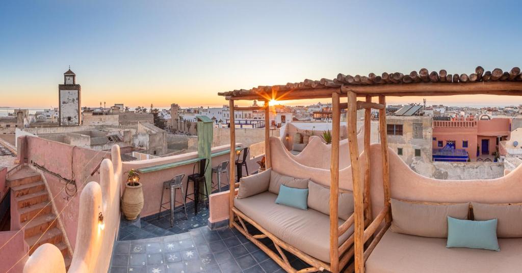 Балкон или терраса в Mama Lova Hôtel, Riad, Restaurant & Spa