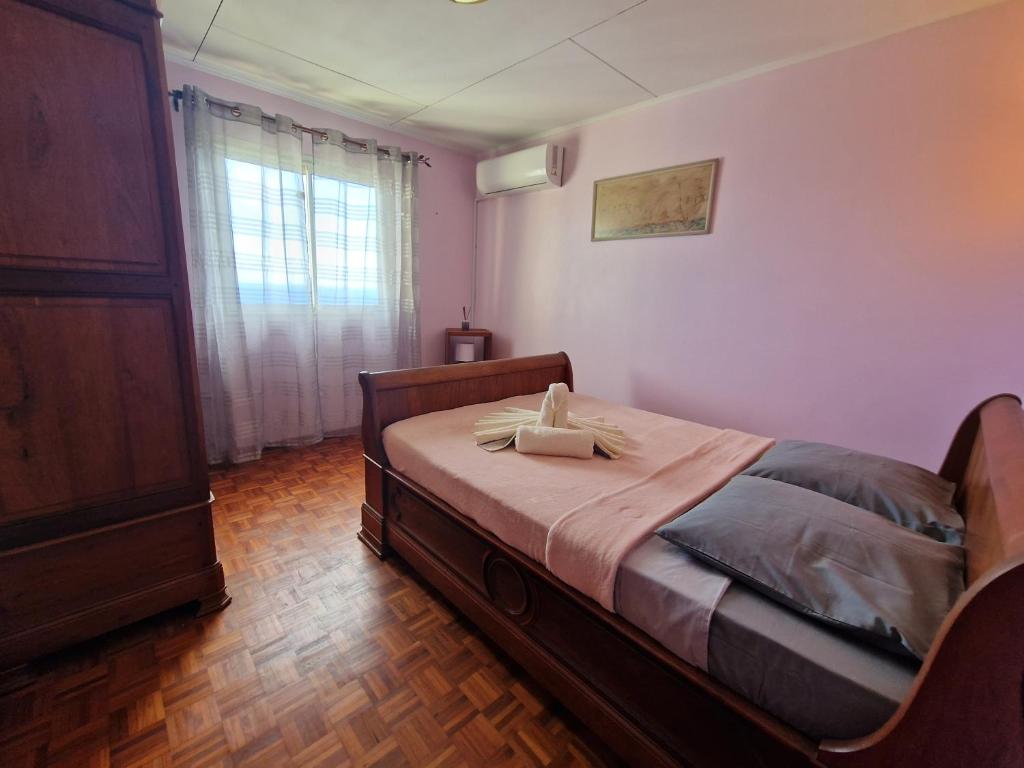 Postel nebo postele na pokoji v ubytování Villa ARC-EN-CIEL