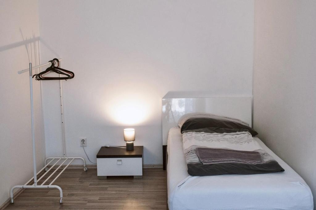 Postel nebo postele na pokoji v ubytování Penzion Zahrádka