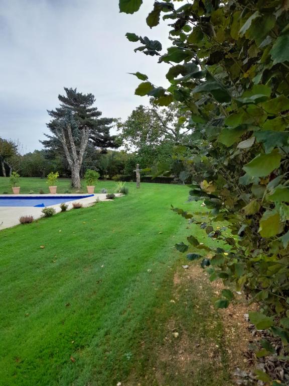 Ogród w obiekcie La petite maison bleue avec piscine