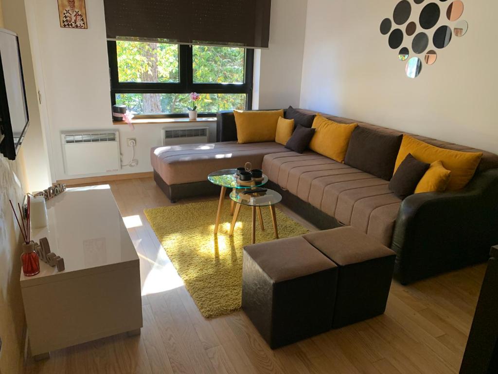 Posezení v ubytování Apartman LUX STELLA