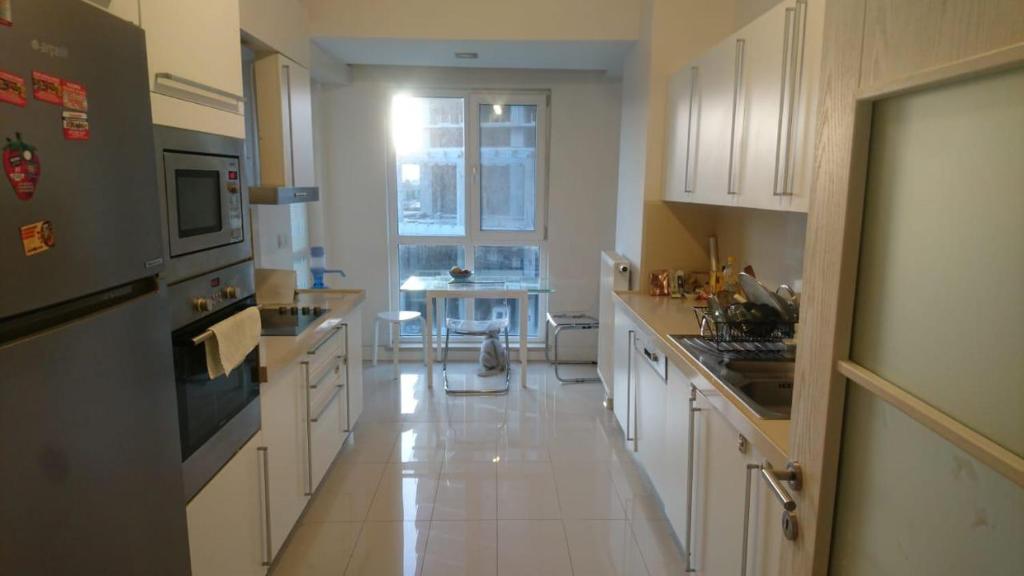 Kuchyň nebo kuchyňský kout v ubytování 3+1 Flat in Açelya