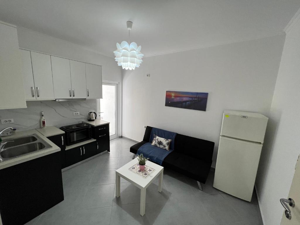 Η κουζίνα ή μικρή κουζίνα στο TERRACE VIEW APARTMENTS