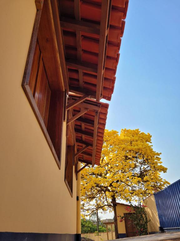 Canastra Eco Hospedagem tesisinde bir balkon veya teras